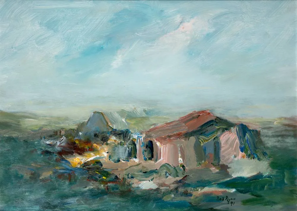 Bob Ryan, OLD YARD, 1991, oil on board