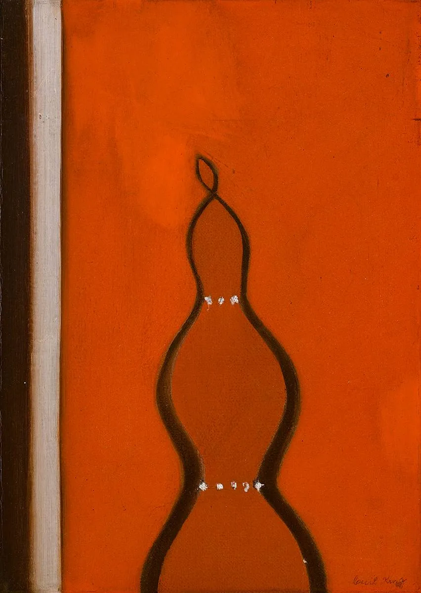 UNTITLED [ORANGE] by Cecil King, oil on canvas, offered Nov 2021