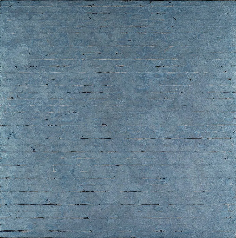 TRANQUIL by Makiko Nakamura, 2003, oil on canvas; (unfamed), sold Nov 2021