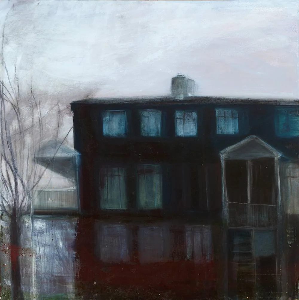REDEMPTION ROAD by Patricia Burns, oil on canvas; (unframed), sold Nov 2021