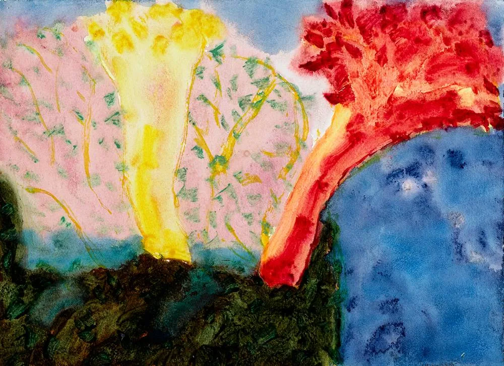 NEW GROWTH by William Crozier, 1995, watercolour, sold Nov 2021