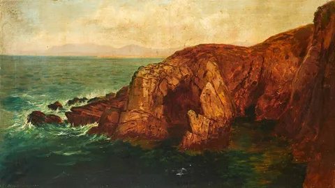 Alexander Williams, ACHILL, COUNTY MAYO, oil on canvas