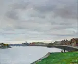 Thomas Ryan, THE SHANNON AT LIMERICK, SARSFIELD BRIDGE