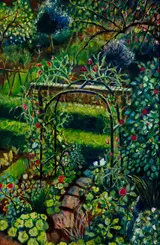 Sarah Longley, SWEET PEA TRELLIS