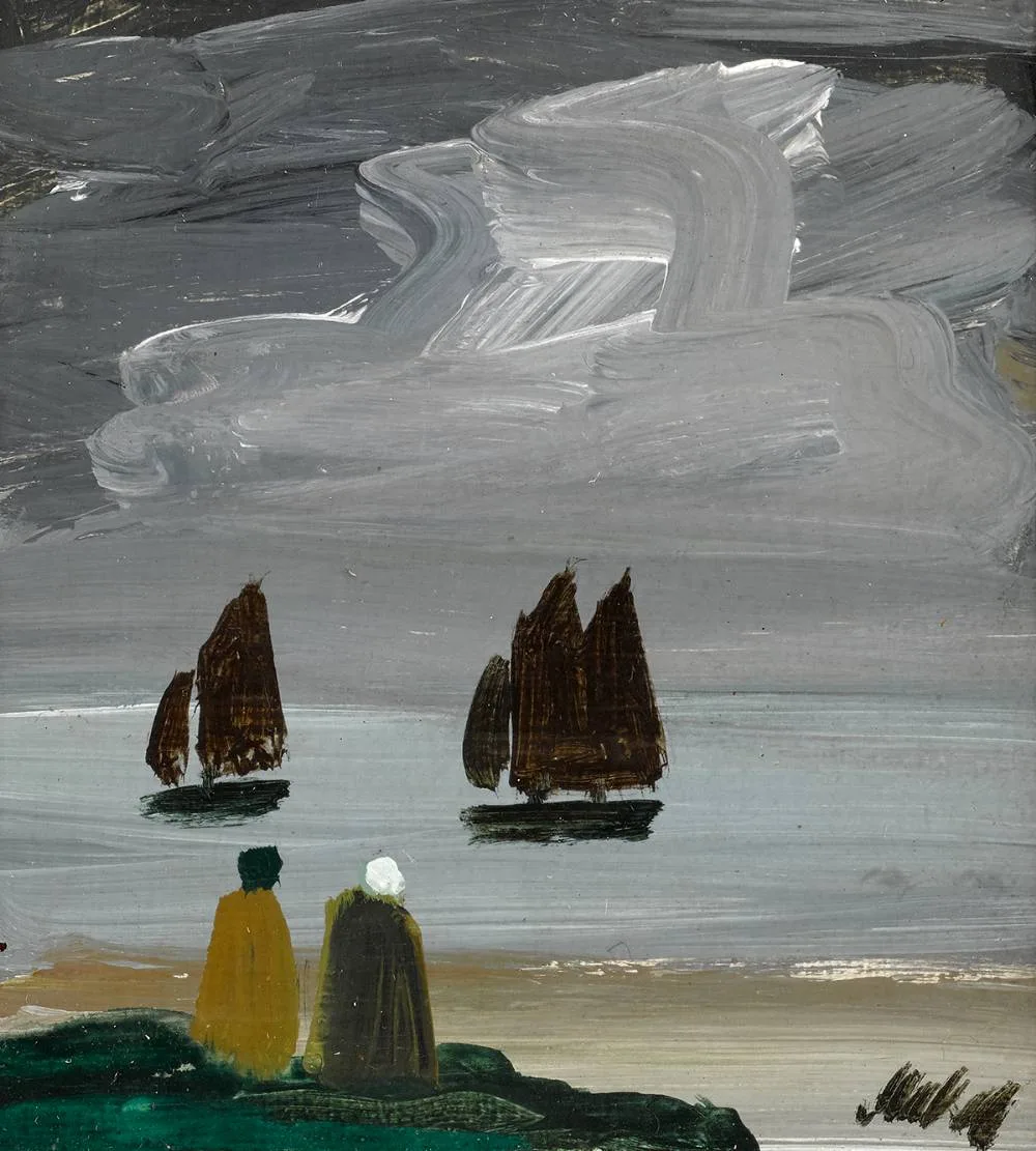 A GREY DAY by Markey Robinson, oil on panel, sold Oct 2021