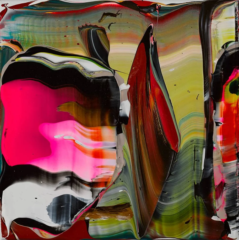 PINK PATCH by Paul Doran, 2021, acrylic on canvas; (unframed), sold Oct 2021