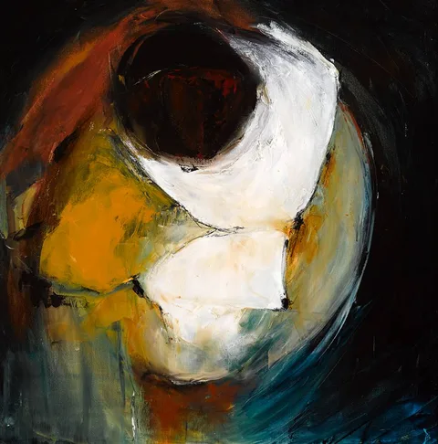 NARCISSUS by Paul Swan, 2010, oil on canvas, sold Oct 2021