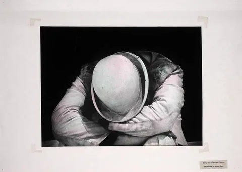 Amelia Stein, BARRY MCGOVERN AS VLADIMIR, monochrome photographic print