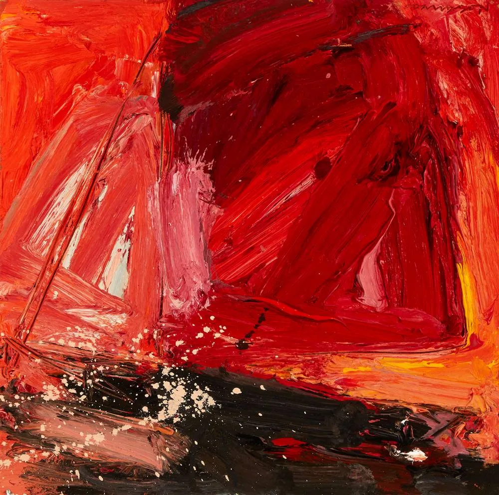 HOOKER by Colin Davidson, 2003, oil on board, sold Oct 2021