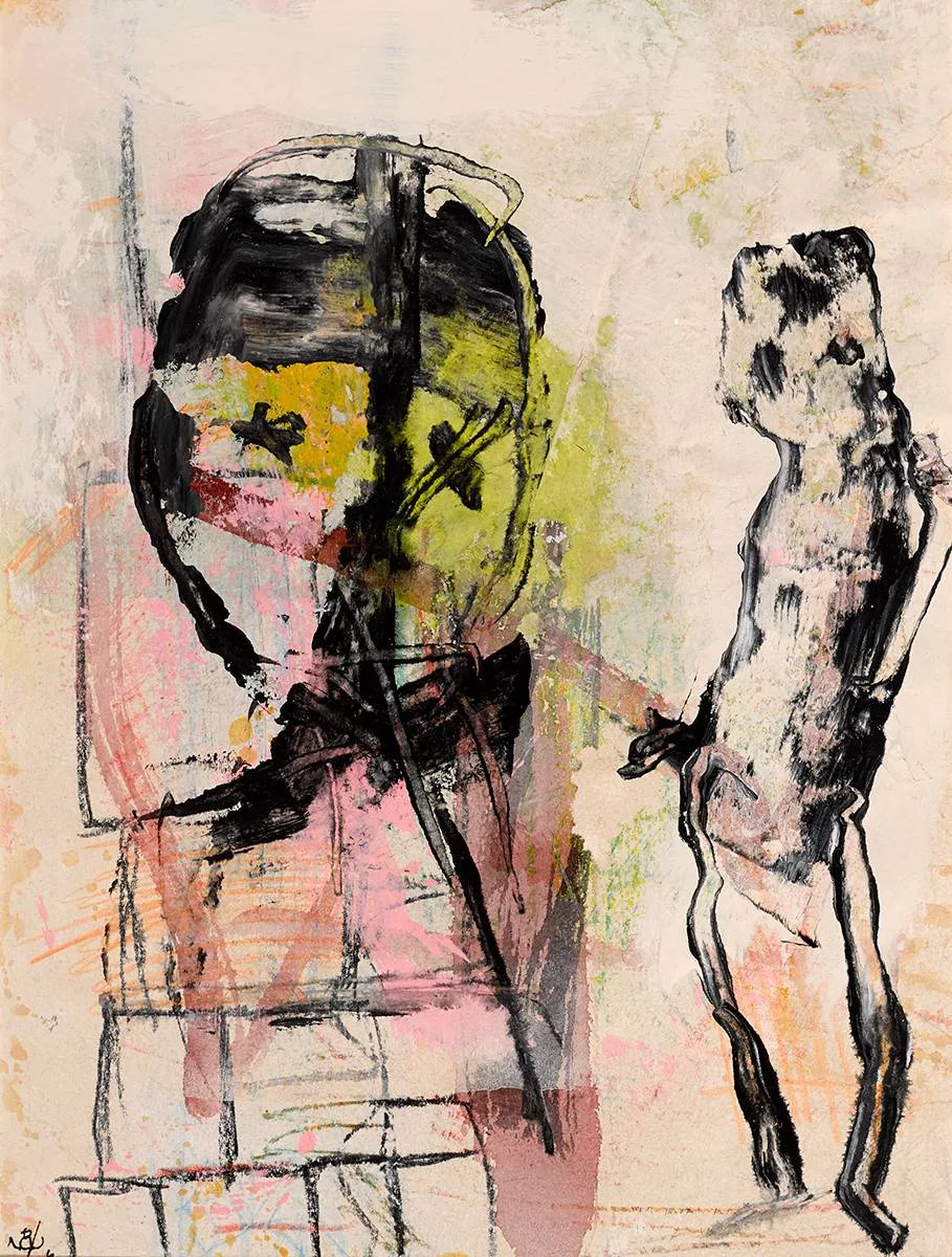 A TURNING POINT by John Kingerlee, 2006, mixed media, offered Oct 2021