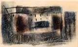 Tony O'Malley, MILL HOUSE AND POND IN WEXFORD