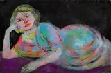 Stella Steyn, RECLINING WOMAN