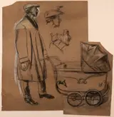 Seán Keating, STUDY FOR SACRED AND PROFANE LOVE