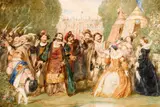 Daniel Maclise, LOVES LABOURS LOST [THE COURT OF THE KING OF NAVARRE]