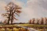 Gerry Marjoram, RURAL SCENE WITH TREES