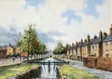 Colin Gibson, THE GRAND CANAL FROM LEESON STREET, DUBLIN