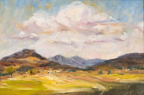Fergus O'Ryan, LANDSCAPE, oil on canvas