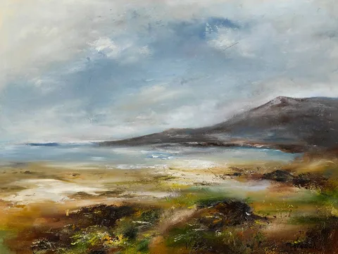 Mary Breach, LANDSCAPE, oil on panel