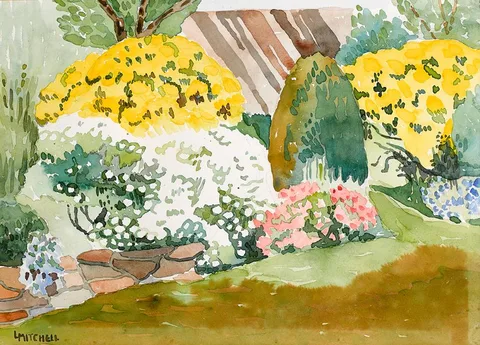 Lillias Mitchell, THE FIRST DAY OF SPRING, 1978, watercolour