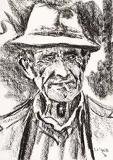 Liam O'Neill, PORTRAIT SKETCH OF A MAN