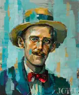 Tom Byrne, STUDY TOWARDS A PORTRAIT OF JAMES JOYCE