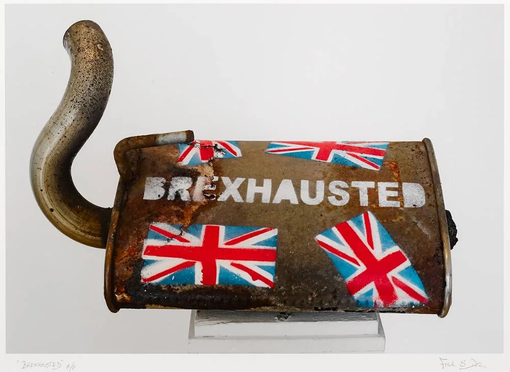 Frank O'Dea, BREXHAUSTED, giclée print; (artist's proof from a numbered edition of 5)