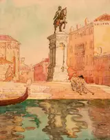 Letitia Marion Hamilton, VENETIAN SCENES (A PAIR)