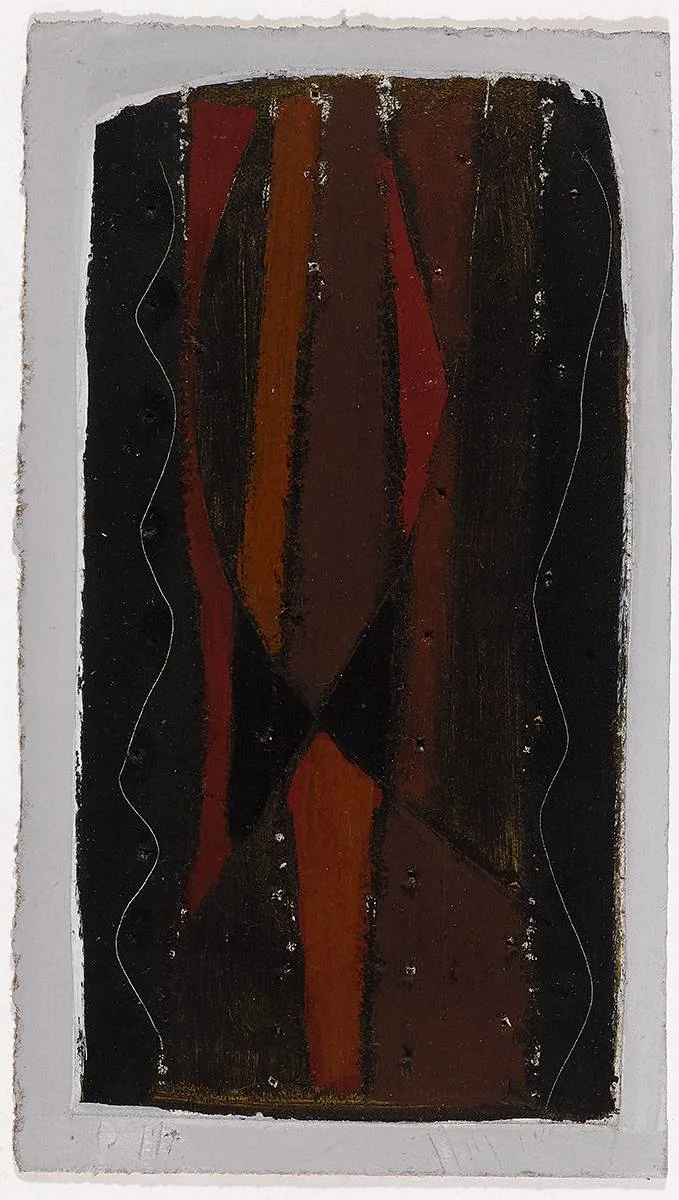 CELTIC CROWN by Tony O'Malley, 1976, oil on board, offered Sep 2021