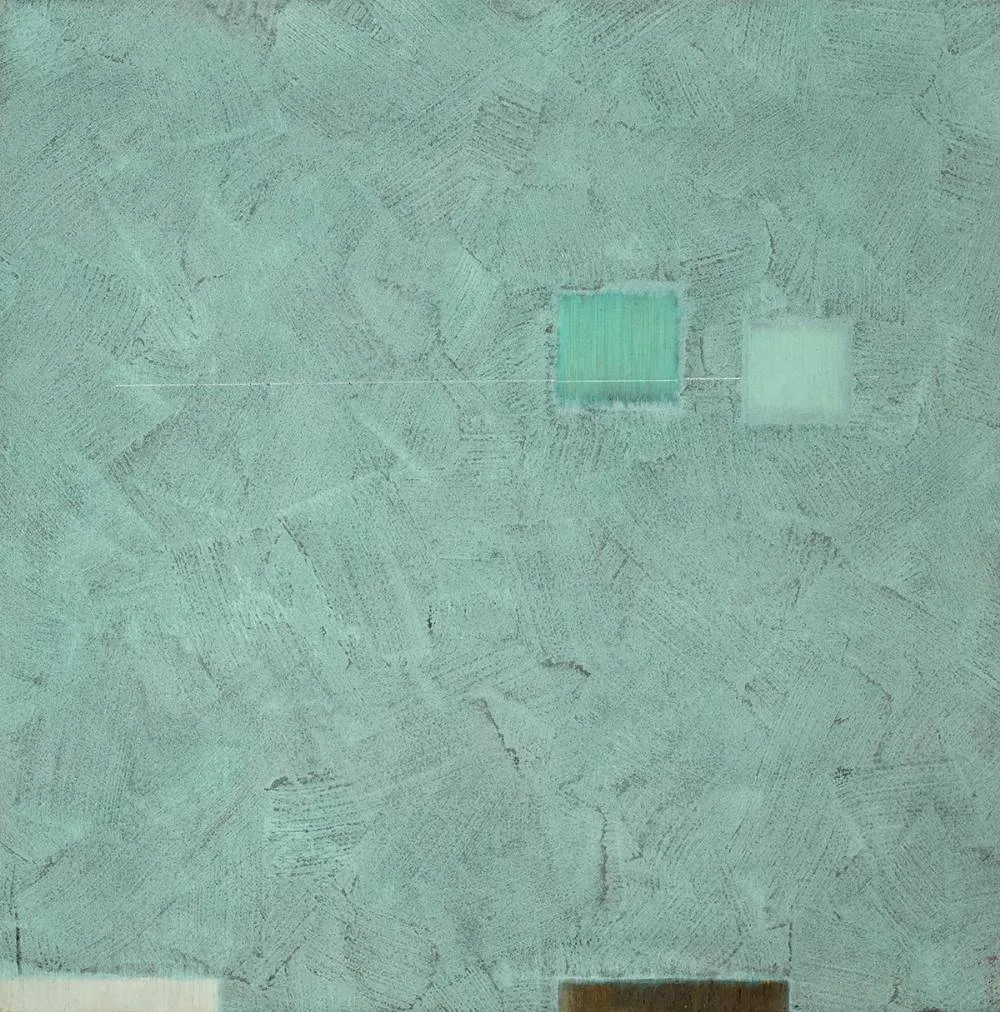 STRAND NOTE 'M by Felim Egan, 2001, mixed media on wood, sold Sep 2021