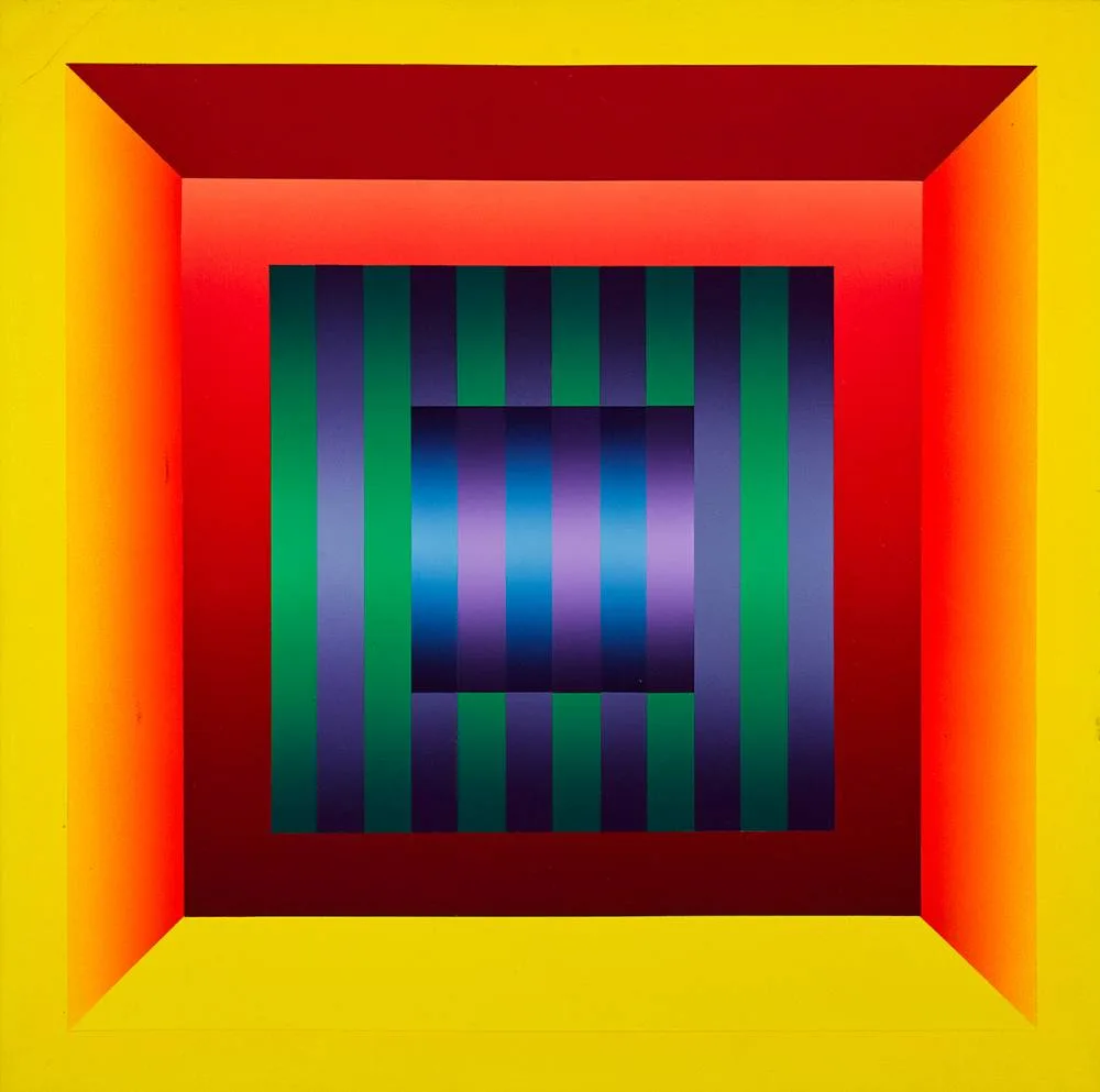 COMPLEMENTARY SATISFACTION by Francis Tansey, 1990, oil on canvas, sold Sep 2021