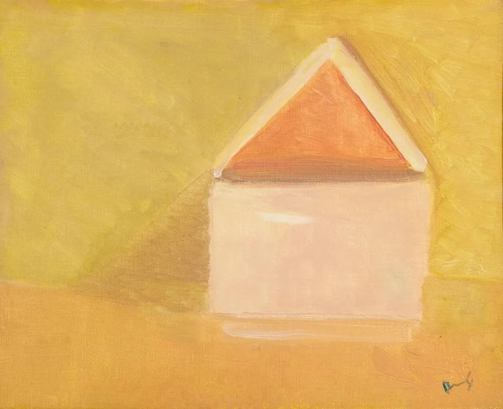 HOLIDAY ENVELOPE by Charles Brady, oil on canvas, sold Sep 2021