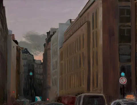 Eithne Jordan, PARIS STREET IV, 2006, oil on linen canvas