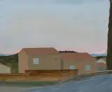 Eithne Jordan, ROADSIDE HOUSE WITH CYPRESS V