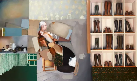 MOTHER by Mary Therese Keown, 2004, oil on canvas; (unframed), offered Sep 2021