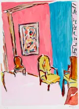 Bob Dylan, THREE CHAIRS [THE DRAWN BLANK SERIES]