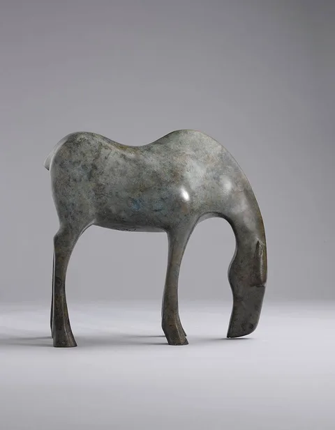Anthony Scott, GRAZING HORSE, bronze; (no. 1 from an edition of 6)