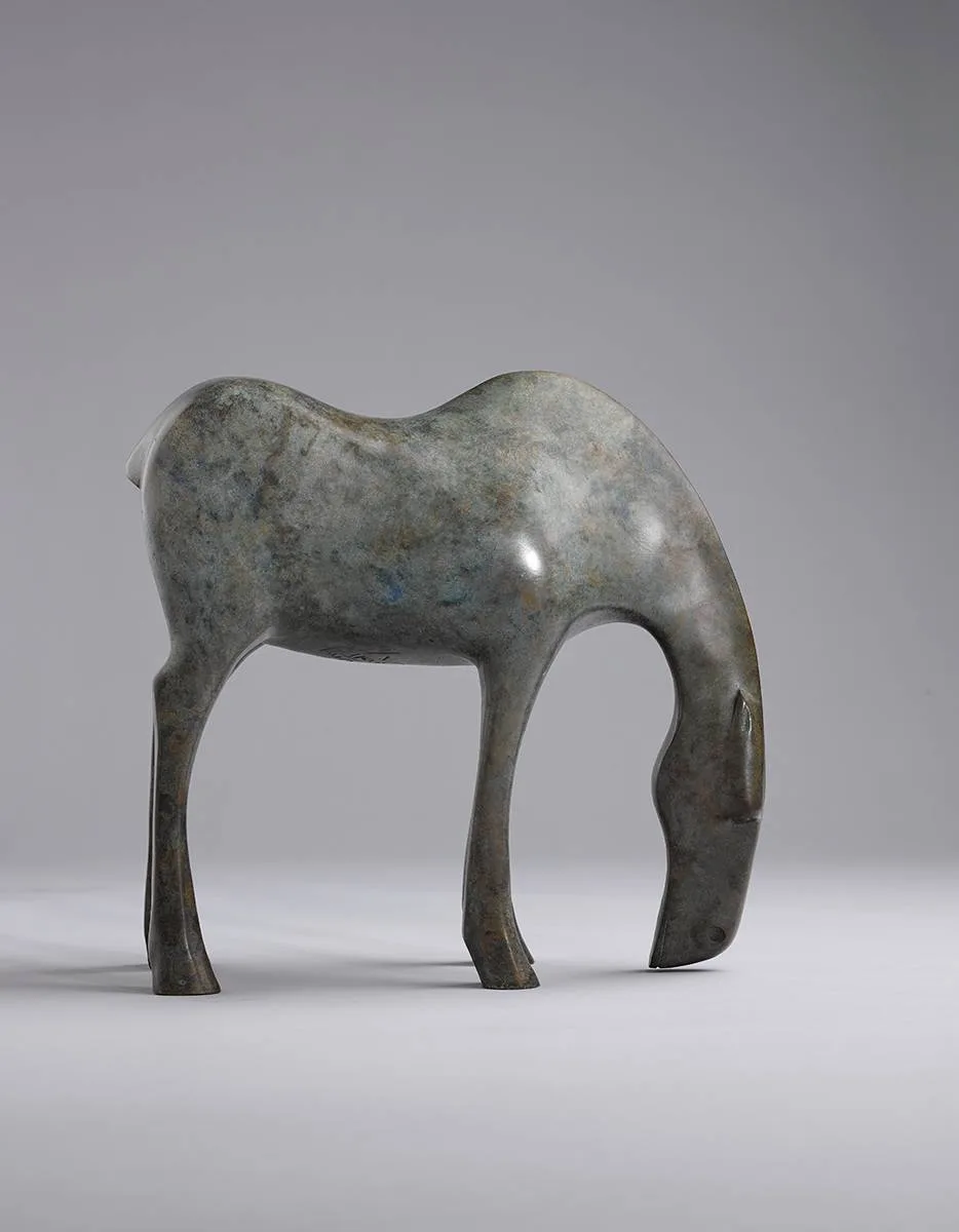 Anthony Scott, GRAZING HORSE, bronze; (no. 1 from an edition of 6)