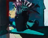 Brian Ballard, FLOWERS IN BLACK VASE