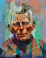 Tom Byrne, PORTRAIT OF SAMUEL BECKETT