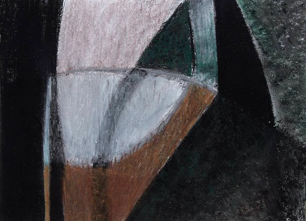 John O'Leary, LOUGH GILL, WINTER, 1992, charcoal and conté on paper