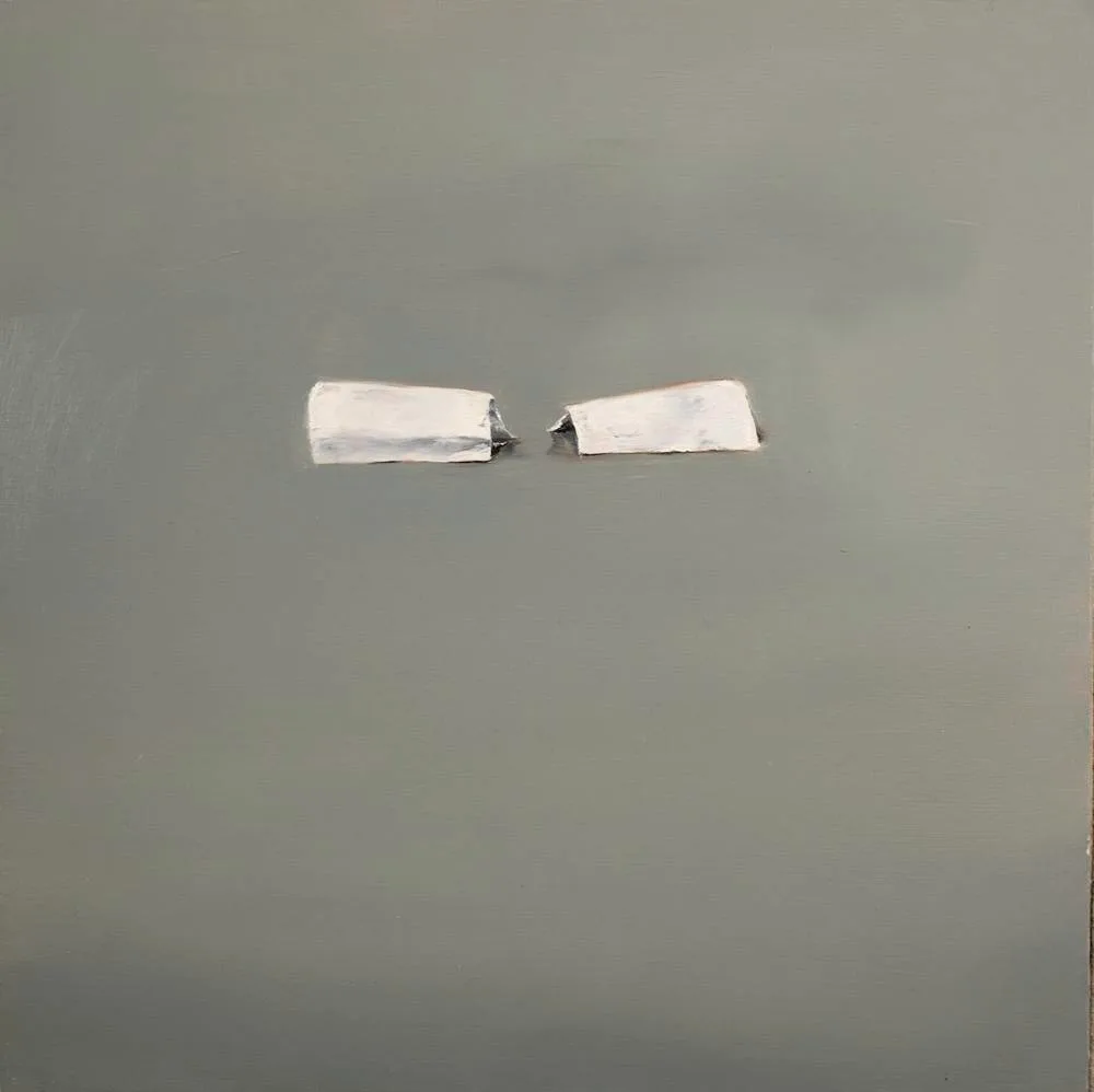UNTITLED by Mollie Douhit, 2014, oil on panel; (unframed), sold Jun 2021