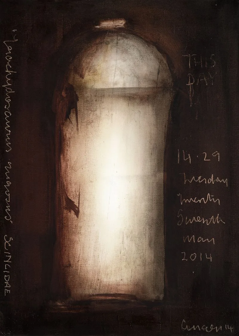 THIS DAY by Guggi, 2014, oil on board, sold Jun 2021