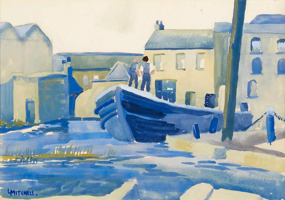 Lillias Mitchell, OLD PORTOBELLO, RATHMINES, 1940, gouache