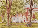 Tom Nisbet, CANAL VIEW FROM MESPIL ROAD, DUBLIN