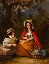 Samuel McCloy, COUPLE ON A ROADSIDE