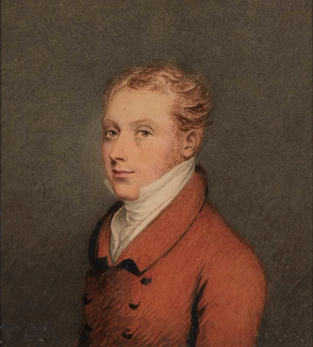 Adam Buck, PORTRAITS OF JOHN AND JANE UPTON, 1827, AND PORTRAIT OF A LADY, 1822 (SET OF THREE), watercolour and pencil; (3)