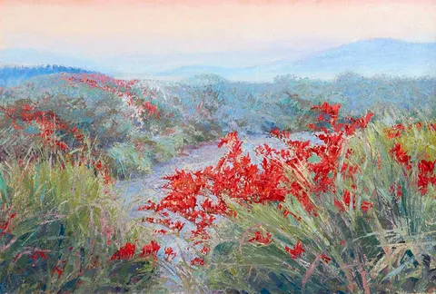 Maria Stcherbinina, MISTY MORNING, KERRY, 2013, oil on canvas