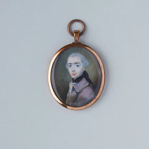Nathaniel Hone, FRANCIS GRIESDALE ESQ., 1762, miniature; (oval)
