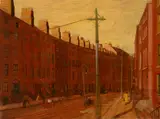 Harry Kernoff, GEORGIAN HOUSES [HARCOURT ST.], DUBLIN