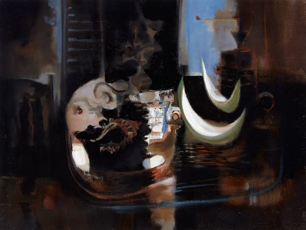 UNTITLED by George Campbell, c. 1965-1970, oil on canvas, offered May 2021